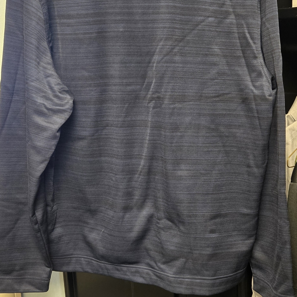Van Heusen Men's Zip Up Sweater - Dark Blue - Picture 4 of 4